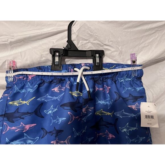 Crown & Ivy Boy's Swim Trunks Sharks Size Large (Size 12) New With Tags (Z-2) - Picture 7 of 10